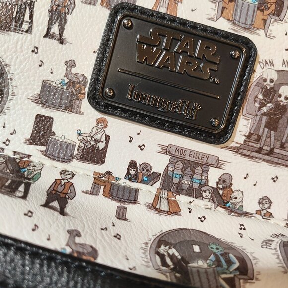 Loungefly Star Wars Mos Eisley Cantina Mini Back Pack - Picture 7 of 7